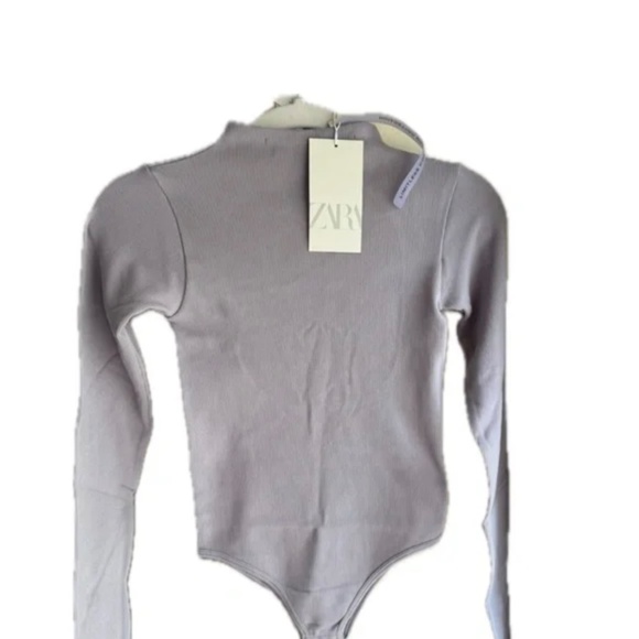 ZARA Lilac Open Back Long Sleeve Top (XS/S) - Limitless Contour Collection - Picture 9 of 10